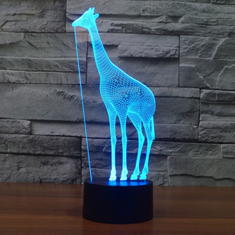 Giraffe Style 3D Touch Switch Control LED Light , 7 Color Discoloration Creative Visual Stereo Lamp Desk Lamp Night Light - Novelty Lighting by PMC TechLife | Online Shopping South Africa | PMC TechLife | Buy Now Pay Later Mobicred