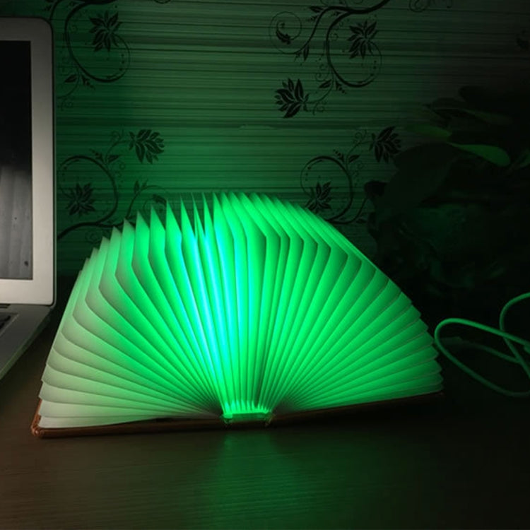 Foldable Pages RGB + Warm White Light Book Shape LED Light, Creative Portable USB Charging Small Size Night Light(Blue) - Night Lights by PMc TechLife | Online Shopping South Africa | PMc TechLife | Buy Now Pay Later Mobicred