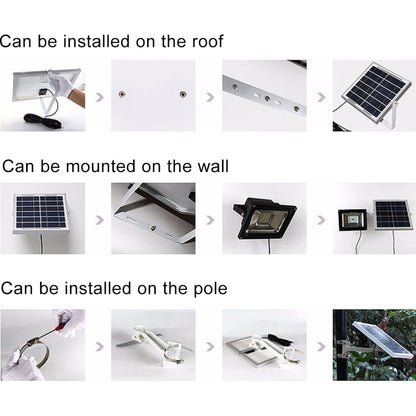 30W 170 LEDs IP67 Waterproof Solar Power Flood Light with Remote Control - Solar Lights by PMC Jewellery | Online Shopping South Africa | PMC Jewellery | Buy Now Pay Later Mobicred