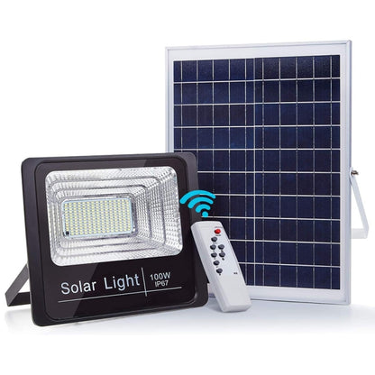 100W 281 LEDs IP67 Waterproof Solar Power Flood Light with Remote Control - Solar Lights by PMC Jewellery | Online Shopping South Africa | PMC Jewellery | Buy Now Pay Later Mobicred