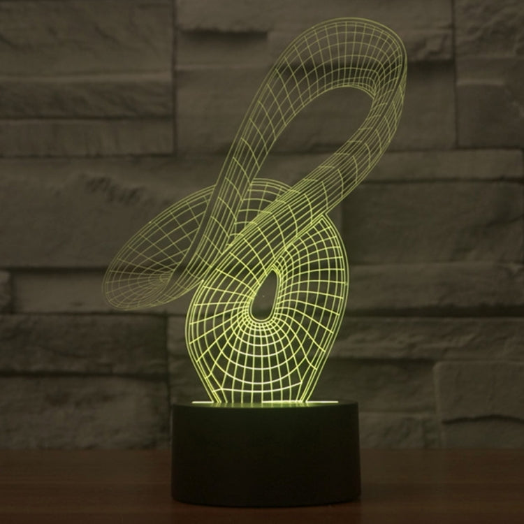 Abstract Style 3D Touch Switch Control LED Light , 7 Color Discoloration Creative Visual Stereo Lamp Desk Lamp Night Light - Novelty Lighting by PMC TechLife | Online Shopping South Africa | PMC TechLife | Buy Now Pay Later Mobicred