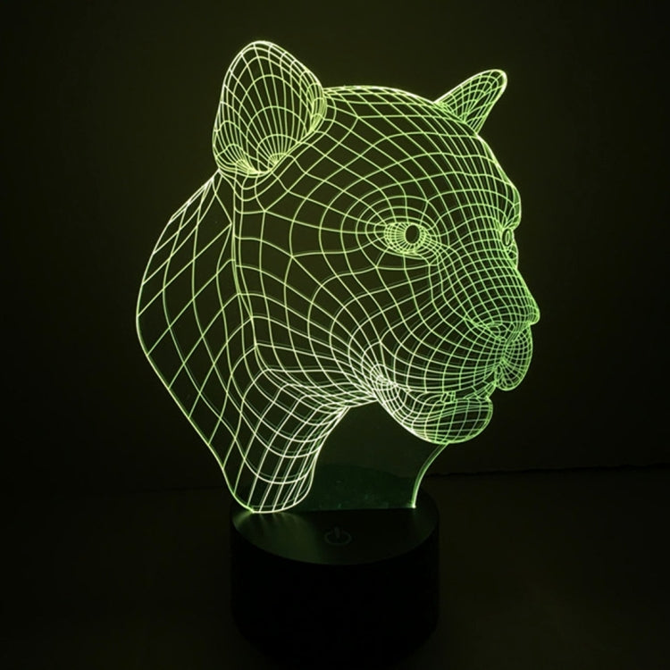 Leopard Style 3D Touch Switch Control LED Light , 7 Color Discoloration Creative Visual Stereo Lamp Desk Lamp Night Light - Novelty Lighting by PMC TechLife | Online Shopping South Africa | PMC TechLife | Buy Now Pay Later Mobicred