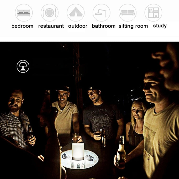 388 Atmosphere Light Music Table Lamp Multifunctional Wireless Bluetooth Speaker , with LED Light & Handle, Support AUX IN & Hands-free Answer & TF Card - Night Lights by PMc TechLife | Online Shopping South Africa | PMc TechLife | Buy Now Pay Later Mobicred