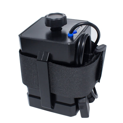 3 Sections 18650/26650 IPX7 Waterproof Battery Box with 16.8v Round Head & 5v USB Connector Output Voltage Does Not Include Battery(Black) - Power Bank Box by PMC Jewellery | Online Shopping South Africa | PMC Jewellery | Buy Now Pay Later Mobicred