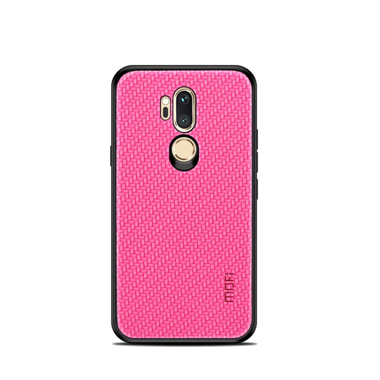 MOFI Cloth Surface + PC + TPU Case for LG G7 ThinQ(Rose Red) - LG by MOFI | Online Shopping South Africa | PMC Jewellery | Buy Now Pay Later Mobicred