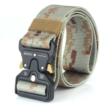 ENNIU 4.3cm Wide Outdoor Casual Nylon Belt Adjustable Multifunction Training Belts for Men - Belts by PMC Jewellery | Online Shopping South Africa | PMC Jewellery | Buy Now Pay Later Mobicred