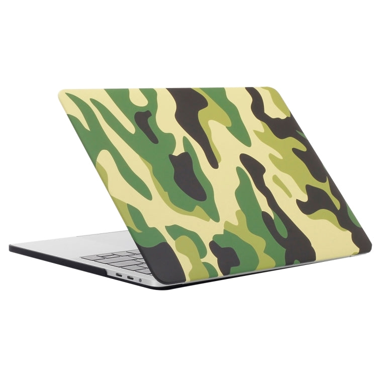 For 2016 New Macbook Pro 13.3 inch A1706 & A1708 Green Camouflage Pattern Laptop Water Decals PC Protective Case - MacBook Pro Cases by PMC Jewellery | Online Shopping South Africa | PMC Jewellery | Buy Now Pay Later Mobicred