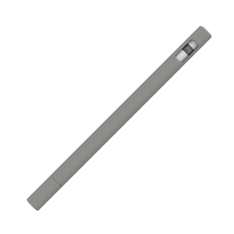 LOVE MEI For Apple Pencil 1 Triangle Shape Stylus Pen Silicone Protective Case Cover (Grey) - Pencil Accessories by LOVE MEI | Online Shopping South Africa | PMC TechLife