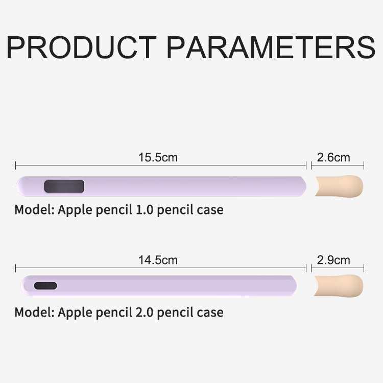 LOVE MEI For Apple Pencil 1 Stripe Design Stylus Pen Silicone Protective Case Cover(Green) - Pencil Accessories by LOVE MEI | Online Shopping South Africa | PMC TechLife | Buy Now Pay Later Mobicred