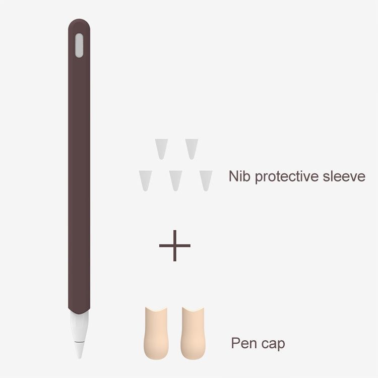 LOVE MEI For Apple Pencil 1 Stripe Design Stylus Pen Silicone Protective Case Cover(Green) - Pencil Accessories by LOVE MEI | Online Shopping South Africa | PMC TechLife | Buy Now Pay Later Mobicred