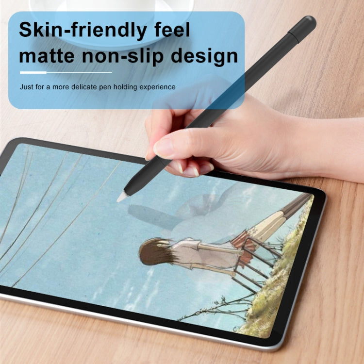 Metal Matte Non-slip Stylus Pen Protective Case for Apple Pencil 1 (Grey) - Pencil Accessories by PMC Jewellery | Online Shopping South Africa | PMC Jewellery | Buy Now Pay Later Mobicred
