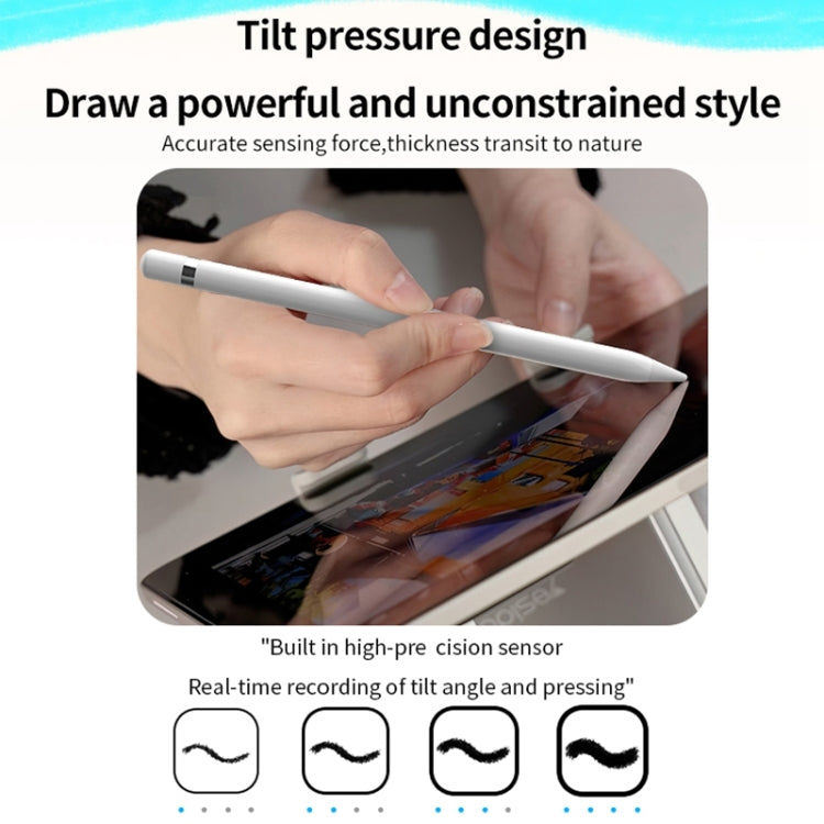 Yesido ST13 8 Pin Interface Multi-function Bluetooth Wireless Stylus Pen Capacitive Pencil for iPad (White) - free shipping - PMC Jewellery - Order now!