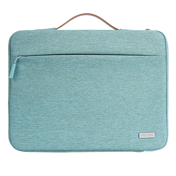 For 13 inch Laptop Zipper Waterproof  Handheld Sleeve Bag (Green) - 13.3 inch by PMC TechLife | Online Shopping South Africa | PMC TechLife | Buy Now Pay Later Mobicred