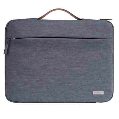 For 14 inch Laptop Zipper Waterproof  Handheld Sleeve Bag (Grey) - 13.3 inch by PMC Jewellery | Online Shopping South Africa | PMC Jewellery | Buy Now Pay Later Mobicred
