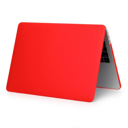 ENKAY Hat-Prince 2 in 1 Frosted Hard Shell Plastic Protective Case + US Version Ultra-thin TPU Keyboard Protector Cover for 2016 New MacBook Pro 13.3 inch without Touchbar (A1708)(Red) - MacBook Pro Cases by ENKAY | Online Shopping South Africa | PMC Jewellery | Buy Now Pay Later Mobicred