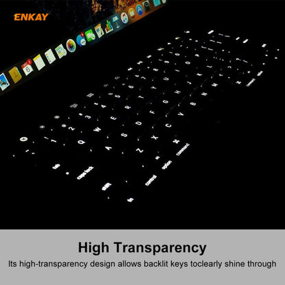 For MacBook Air 13.3 inch A1932 2018 ENKAY Hat-prince US Version of The Notebook Ultra-thin TPU Keyboard Protective Cover - Keyboard Protector by ENKAY | Online Shopping South Africa | PMC Jewellery | Buy Now Pay Later Mobicred