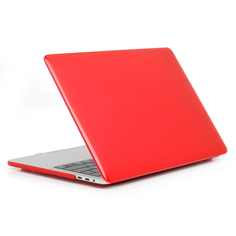 ENKAY Hat-Prince 2 in 1 Crystal Hard Shell Plastic Protective Case + US Version Ultra-thin TPU Keyboard Protector Cover for 2016 New MacBook Pro 15.4 inch with Touchbar (A1707)(Red) - MacBook Pro Cases by ENKAY | Online Shopping South Africa | PMC Jewellery | Buy Now Pay Later Mobicred