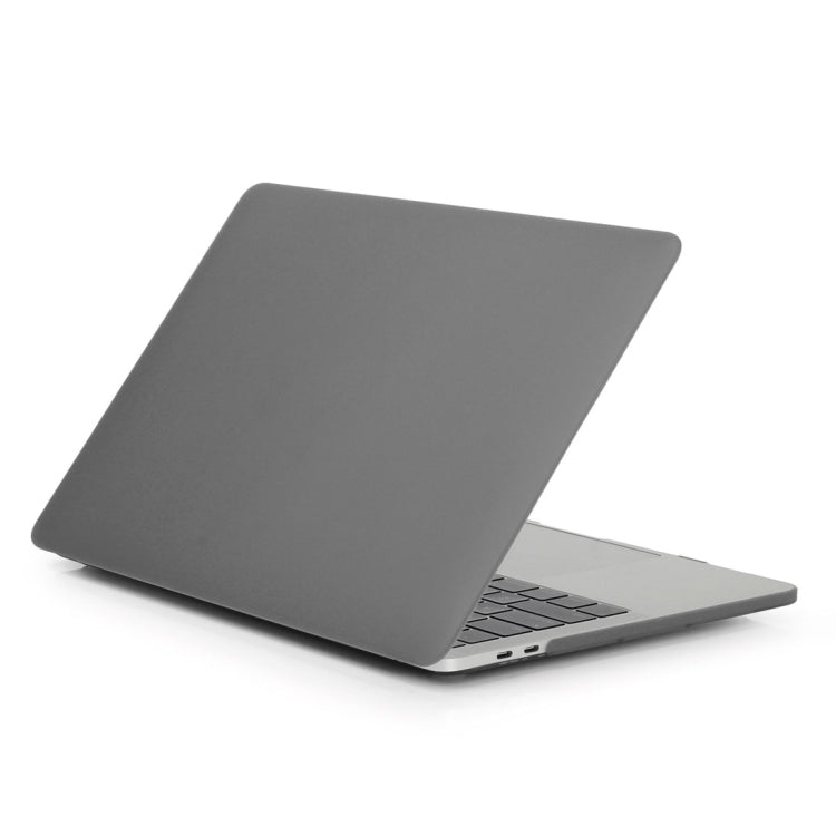 ENKAY Hat-Prince 2 in 1 Frosted Hard Shell Plastic Protective Case + Europe Version Ultra-thin TPU Keyboard Protector Cover for 2016 MacBook Pro 13.3 Inch with Touch Bar (A1706) (Grey) - MacBook Pro Cases by ENKAY | Online Shopping South Africa | PMC Jewellery | Buy Now Pay Later Mobicred