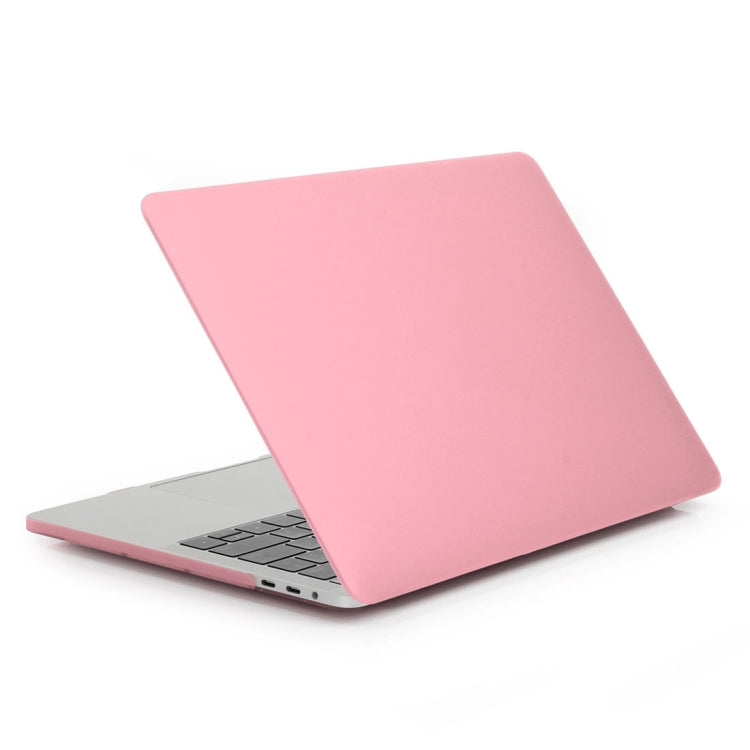 ENKAY Hat-Prince 2 in 1 Frosted Hard Shell Plastic Protective Case + Europe Version Ultra-thin TPU Keyboard Protector Cover for 2016 MacBook Pro 15.4 Inch with Touch Bar (A1707) (Pink) - MacBook Pro Cases by ENKAY | Online Shopping South Africa | PMC Jewellery | Buy Now Pay Later Mobicred