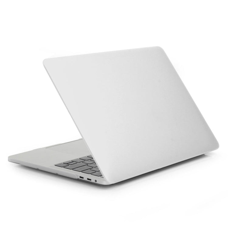 ENKAY Hat-Prince 2 in 1 Frosted Hard Shell Plastic Protective Case + Europe Version Ultra-thin TPU Keyboard Protector Cover for 2016 MacBook Pro 15.4 Inch with Touch Bar (A1707) (White) - MacBook Pro Cases by ENKAY | Online Shopping South Africa | PMC Jewellery | Buy Now Pay Later Mobicred