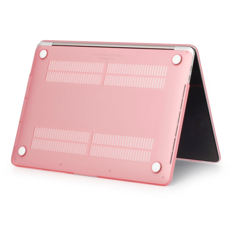 Laptop Frosted Style PC Protective Case for MacBook Pro 15.4 inch A1990 (2018)(Pink) - MacBook Pro Cases by PMC Jewellery | Online Shopping South Africa | PMC Jewellery | Buy Now Pay Later Mobicred