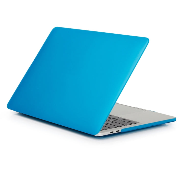 Laptop Frosted Style PC Protective Case for MacBook Pro 15.4 inch A1990 (2018)(Lake Blue) - MacBook Pro Cases by PMC Jewellery | Online Shopping South Africa | PMC Jewellery | Buy Now Pay Later Mobicred