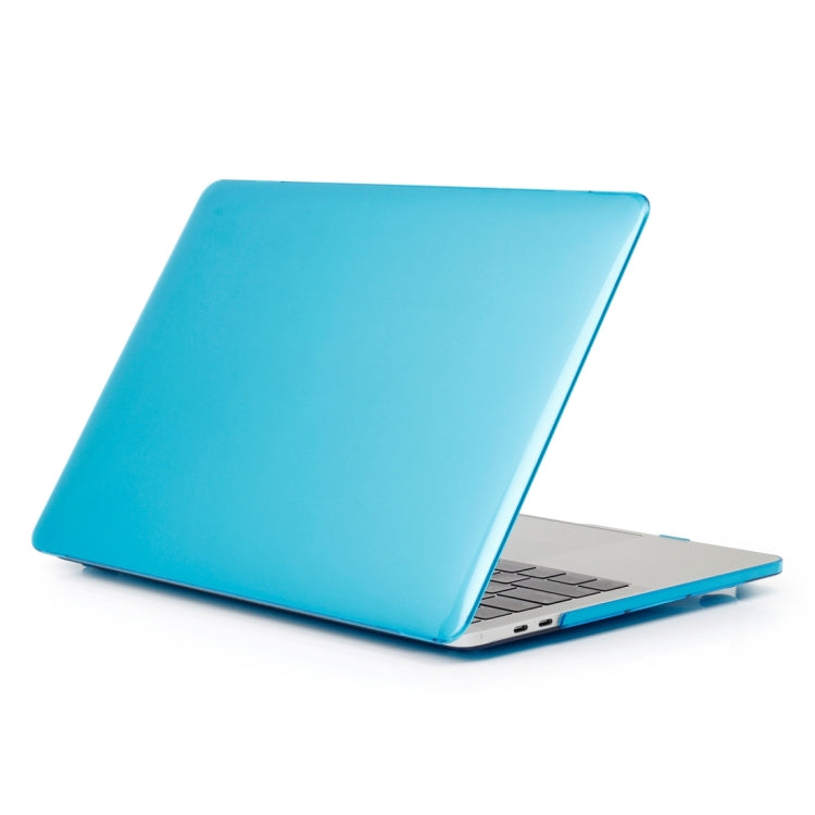 Laptop Crystal Style PC Protective Case for MacBook Pro 15.4 inch A1990 (2018) (Lake Blue) - MacBook Pro Cases by PMC Jewellery | Online Shopping South Africa | PMC Jewellery | Buy Now Pay Later Mobicred