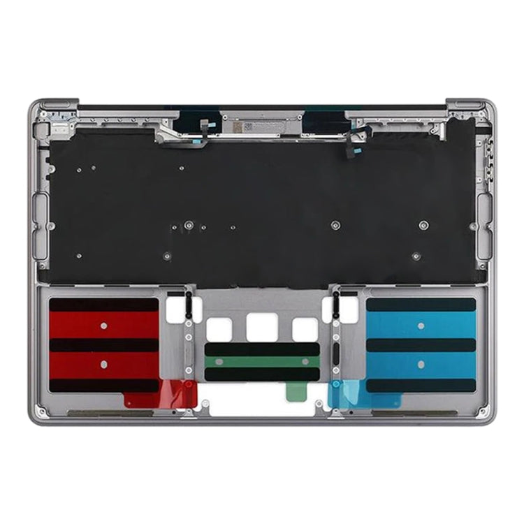 For Macbook Pro 13 inch 2021 A2338 C-side Cover + UK Edition Key Board (Silver) - Bottom Cover by PMC TechLife | Online Shopping South Africa | PMC TechLife