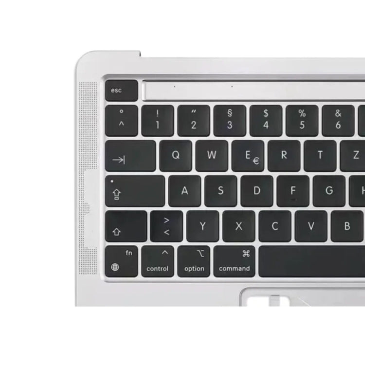 For Macbook Pro 13 inch 2021 A2338 C-side Cover + UK Edition Key Board (Silver) - Bottom Cover by PMC Jewellery | Online Shopping South Africa | PMC Jewellery