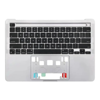 For Macbook Pro 13 inch 2021 A2338 C-side Cover + US Edition Key Board (Silver) - Bottom Cover by PMC Jewellery | Online Shopping South Africa | PMC Jewellery