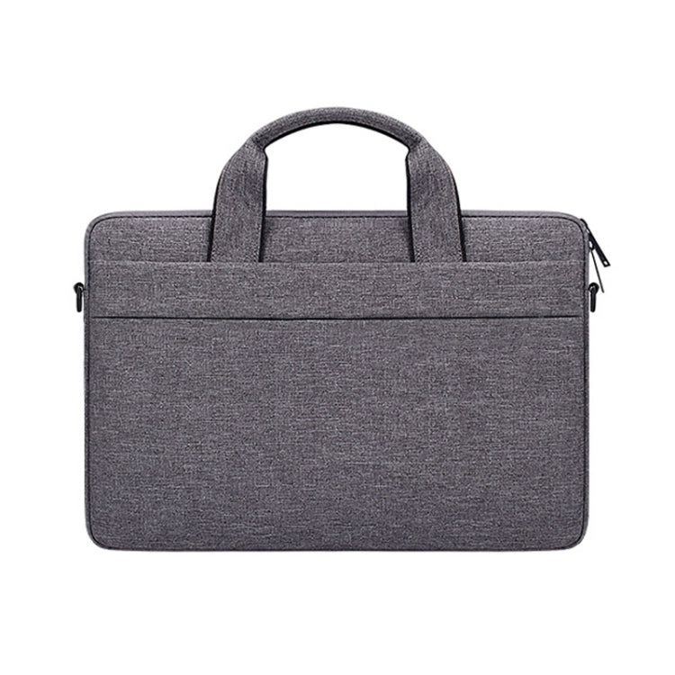 ST03S 15.4 inch Double Side Pockets Wearable Oxford Cloth Soft Handle Portable Laptop Tablet Bag(Deep Space Gray) - 15 inch by PMC Jewellery | Online Shopping South Africa | PMC Jewellery | Buy Now Pay Later Mobicred