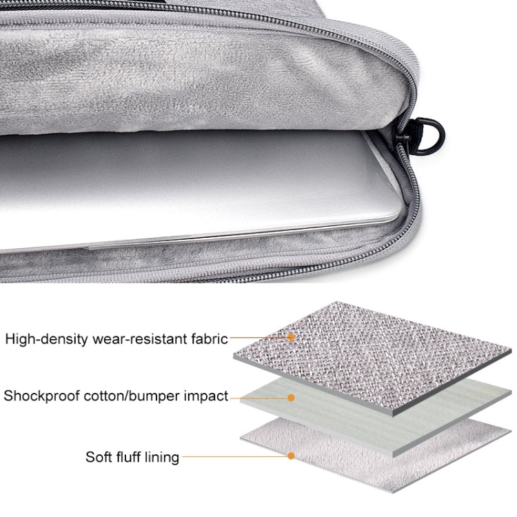 ST03S 15.6 inch Double Side Pockets Wearable Oxford Cloth Soft Handle Portable Laptop Tablet Bag(Grey) - 15.6 - 17 inch by PMC TechLife | Online Shopping South Africa | PMC TechLife | Buy Now Pay Later Mobicred