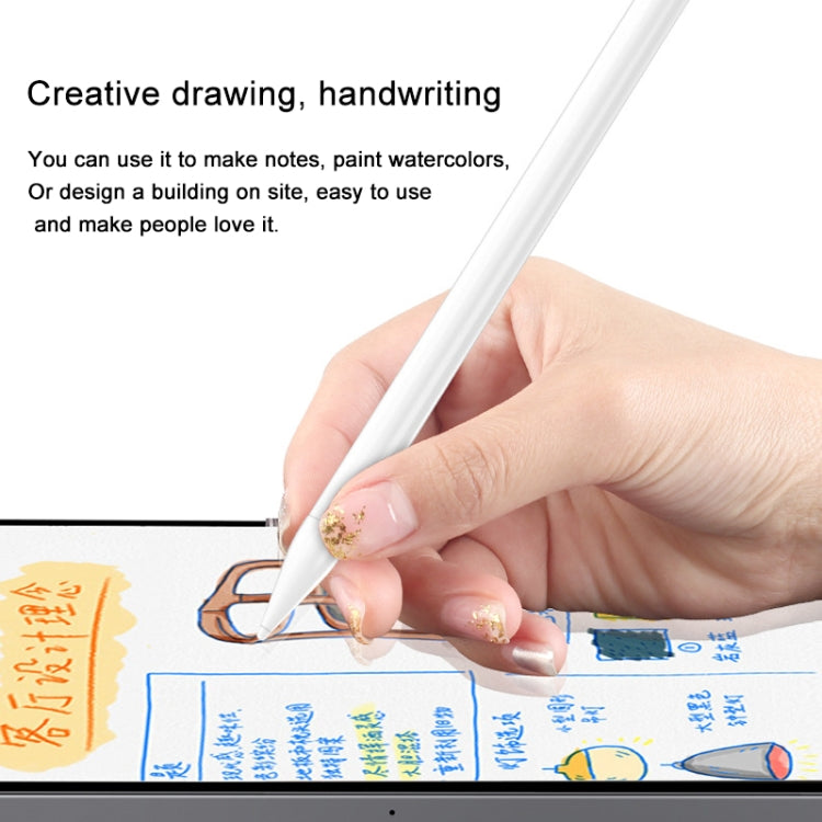 Active Capacitive Stylus Pen for iPad Series(White) - Stylus Pen by PMC Jewellery | Online Shopping South Africa | PMC Jewellery | Buy Now Pay Later Mobicred