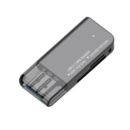 V30 / V60 / V90 USB3.1 Multifunction Card Reader Support SD / TF Card (Tarnish) -  by PMC Jewellery | Online Shopping South Africa | PMC Jewellery | Buy Now Pay Later Mobicred