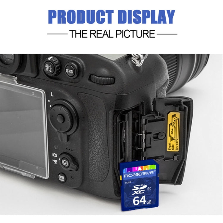 Microdrive 64GB High Speed Class 10 SD Memory Card for All Digital Devices with SD Card Slot - SD Card by PMC TechLife | Online Shopping South Africa | PMC TechLife | Buy Now Pay Later Mobicred