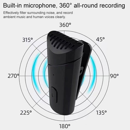 MY-M6 8 Pin Port Portable Smart Noise Reduction 2.4GHz Wireless Microphone with Clip - Microphone by PMC Jewellery | Online Shopping South Africa | PMC Jewellery | Buy Now Pay Later Mobicred