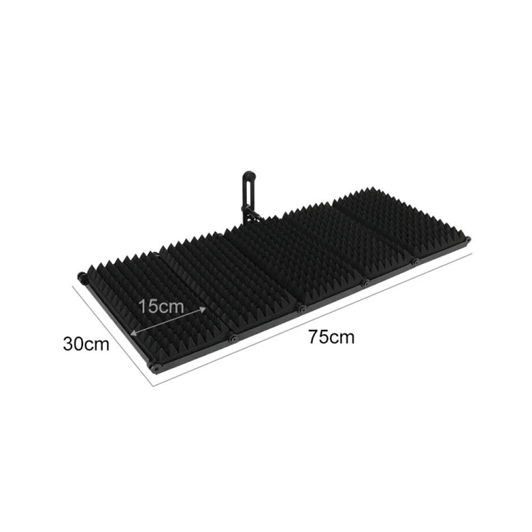 XTUGA P75 Foldable Recording Microphone Isolation Shield - free shipping - PMC Jewellery - Order now!