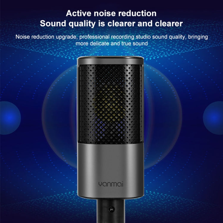 Yanmai X2 Active Noise Reduction Cardioid Pointing Capacitive Recording Microphone Set with Blowout Net & Cantilever Bracket & 1.7m 3.5mm Interface Cable - Microphone by Yanmai | Online Shopping South Africa | PMC Jewellery | Buy Now Pay Later Mobicred