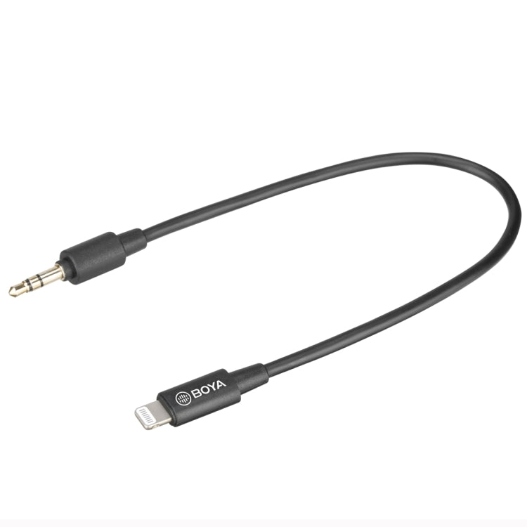 BOYA BY-M2D 8 Pin Interface Omnidirectional Lavalier Bimitral Head Digital Microphone, Length: 6m (Black) - Microphone by BOYA | Online Shopping South Africa | PMC Jewellery | Buy Now Pay Later Mobicred