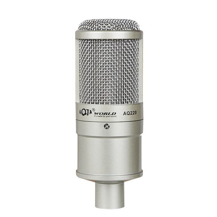 AQ-220 K Song Live Recording Noise Reduction Capacitor Microphone - Microphone by PMC TechLife | Online Shopping South Africa | PMC TechLife | Buy Now Pay Later Mobicred