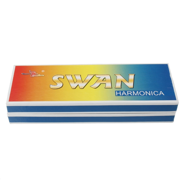 Swan SW24-12A 24-holes Double-sided Harmonica Beginner Polyphony Box Adult Children Beginners Performance - Wind Instruments Accessories by PMC Jewellery | Online Shopping South Africa | PMC Jewellery