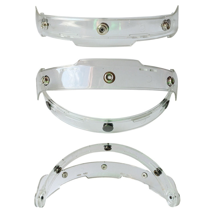 Soman Motorcycle Bubble Visor Open Face Helmet Visor Helmet Windshield Shield with Transparent Frame(Colour) - Helmets by SOMAN | Online Shopping South Africa | PMC TechLife | Buy Now Pay Later Mobicred