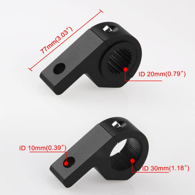 MB-EA076-1 Motorcycle Modification Accessories 20-30mm Universal Guardrail Spotlight Fixed Clip Bracket - Holder by PMC TechLife | Online Shopping South Africa | PMC TechLife | Buy Now Pay Later Mobicred