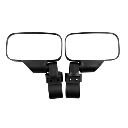 MB-MR016-BK 2 PCS Motorcycle UTV Modified Side View Mirrors for UTV with 1.75 inch and 2 inch Roll Cage(Black) - Side Mirrors by PMC Jewellery | Online Shopping South Africa | PMC Jewellery | Buy Now Pay Later Mobicred