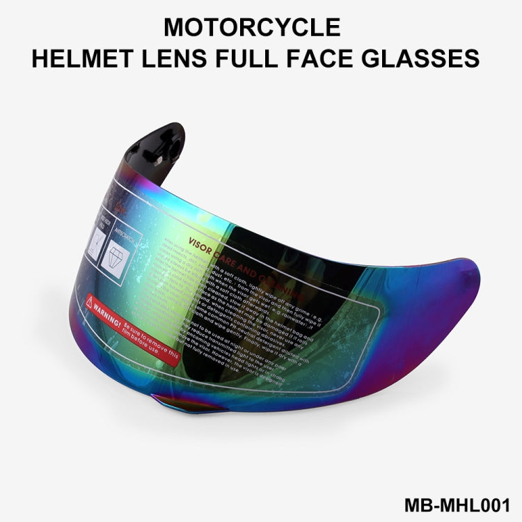 MB-MHL001 Motorcycle Helmet Shield Glasses Helmet Lens Full Face Visor Helmet Visor for AGV K3-SV K5(Colour) - Helmets by PMC Jewellery | Online Shopping South Africa | PMC Jewellery | Buy Now Pay Later Mobicred