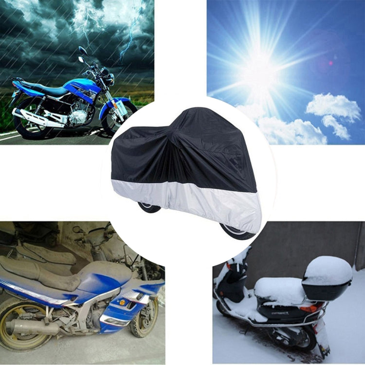 210D Oxford Cloth Motorcycle Electric Car Rainproof Dust-proof Cover, Size: XL (Silver) - Raincoat by PMC TechLife | Online Shopping South Africa | PMC TechLife | Buy Now Pay Later Mobicred