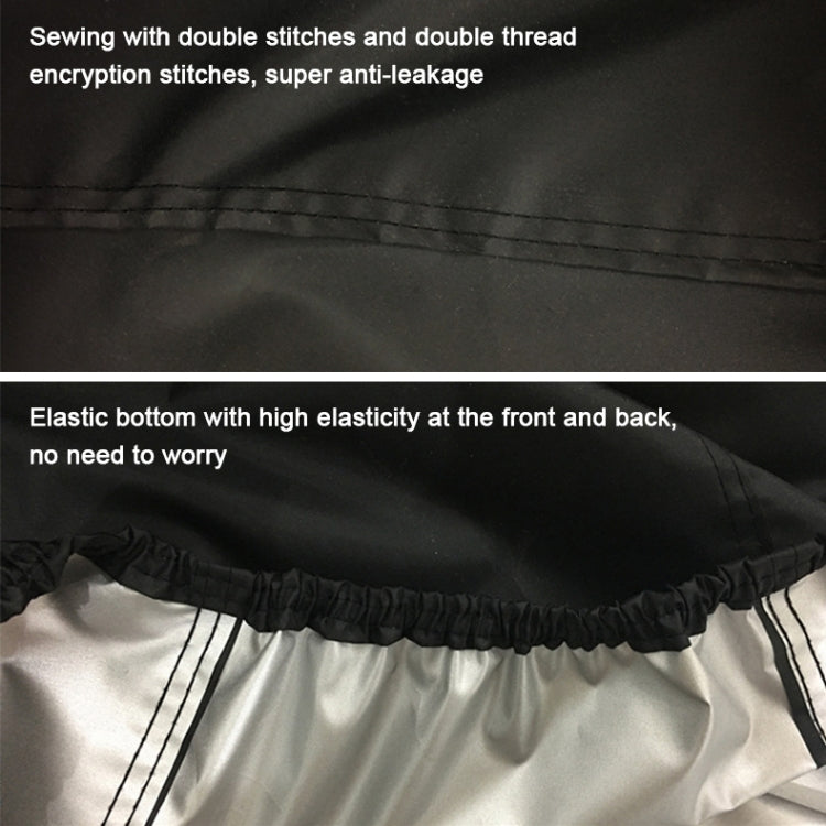 210D Oxford Cloth Motorcycle Electric Car Rainproof Dust-proof Cover, Size: XL (Silver) - Raincoat by PMC TechLife | Online Shopping South Africa | PMC TechLife | Buy Now Pay Later Mobicred