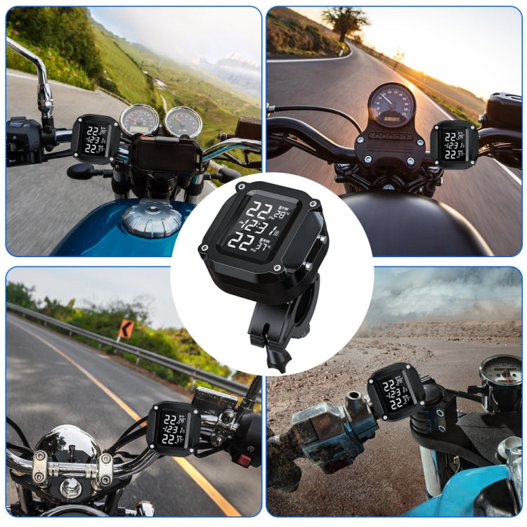 M6 Motorcycles Tire Pressure Monitor with Holder - Electrical Instruments by PMC TechLife | Online Shopping South Africa | PMC TechLife