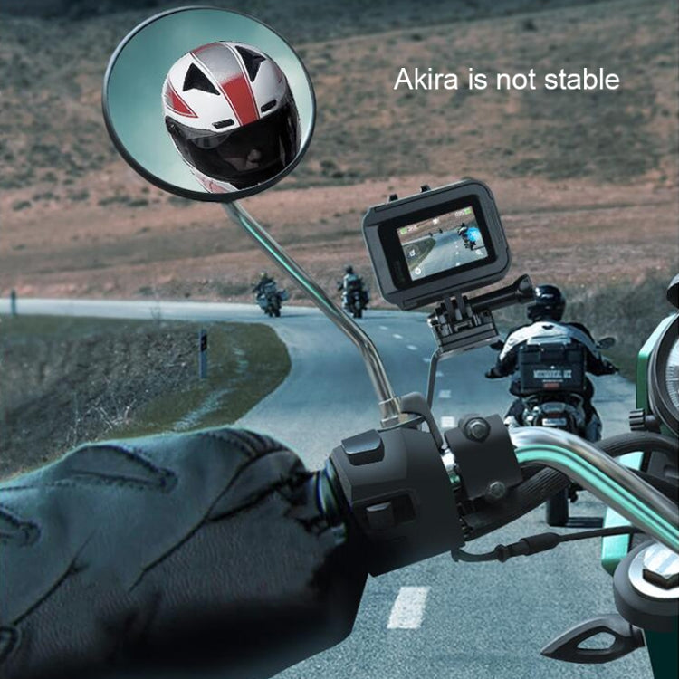 RUIGPRO Motorcycle Handlebar Alloy Phone Bracket for GoPro HERO9 Black / HERO8 Black /7 /6 /5, Insta360 One R, DJI Osmo Action, Xiaoyi Sport Cameras(Gold) - Bicycle Handlebar Mount by PMC Jewellery | Online Shopping South Africa | PMC Jewellery | Buy Now Pay Later Mobicred