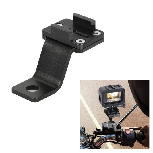 RUIGPRO Motorcycle Handlebar Alloy Phone Bracket for GoPro/ Insta360/DJI OSMO Sport Camera(Black) - Bicycle Handlebar Mount by PMC Jewellery | Online Shopping South Africa | PMC Jewellery | Buy Now Pay Later Mobicred